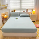 Axyaa Soft Cotton Mattress Cover for Single/Double/King/Queen Bed