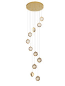 Axyaa Luxury Crystal Ball Chandelier for Modern Living Room Lighting