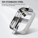 Axyaa Stainless Steel Insulated Square Lunch Box with Freshness Control