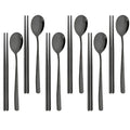 Axyaa Rainbow Stainless Steel Dinner Set - 8/10Pcs Luxury Cutlery & Tableware