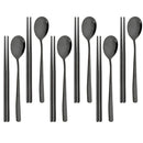 Axyaa Rainbow Stainless Steel Dinner Set - 8/10Pcs Luxury Cutlery & Tableware