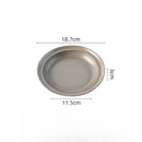 Axyaa Ceramic Shallow Plate Set: Japanese Style Dishware for Pasta, Salad, and More
