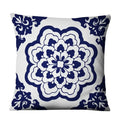 Axyaa Chinese Mandala Linen Cushion Cover for Home Decor