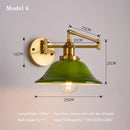 Axyaa Adjustable Arm LED Wall Sconce - Eco-Friendly Modern Minimalist Reading Light for Home & Office