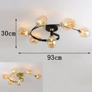 Axyaa Nordic Pendant Lamp for Dining Room, Indoor Ceiling Light Chandelier