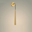 Axyaa Nordic Copper LED Wall Light Adjustable Sconce Surface Mount Brass
