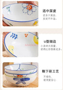 Axyaa 5 Inch Ceramic Bowl Set for Vegetables, Soup, Eggs, Air Fryer, Salad, Noodles