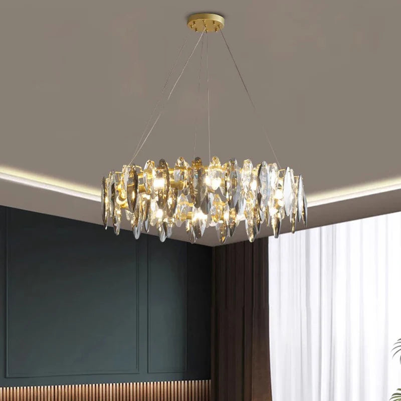 Axyaa Modern LED Pendant Chandeliers for Living and Dining Room Lighting