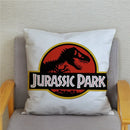 Axyaa Jurassic Park Dinosaur Print Pillow Cover - Super Soft Home Decor Case