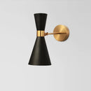 Axyaa Minimalist Nordic Wall Light in Gold and Black for Bedroom, Bathroom, Hotel Lighting