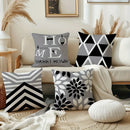 Axyaa Geometric Pattern Printed Pillowcase for Chic Home Decor