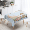 Axyaa Ramadan Mubarak Tablecloth - Islamic Mosque Home Decor & Ramadan Karim Theme
