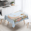 Axyaa Ramadan Mubarak Tablecloth - Islamic Mosque Home Decor & Ramadan Karim Theme