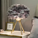 Axyaa Nordic Golden Triangle LED Table Lamp - Stylish Bedside Lighting