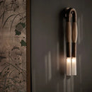 Nordic Vintage Copper Designer Wall Lamp for Bedroom Hotel Living Room by Axyaa