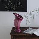 Axyaa Calla Lily Gradient Ceramic Vase: Home Decor Handicrafts & Flower Arrangement Accessories