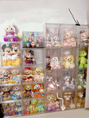 Axyaa Acrylic Doll Storage Display Cabinet for Children's Plush Toys