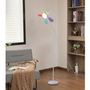 Axyaa Colorful Petals Acrylic LED Electric Fan Floor Lamp