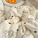 Axyaa Lightweight Double Gauze Quilt: Queen Size Soft Soya Fibre Comforter