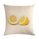 Axyaa Pineapple Orange Fruit Plant Linen Pillowcase 45*45cm