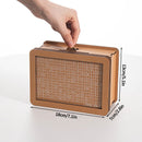 Axyaa Wooden Piggy Bank with Money Goals Counter for Kids and Adults