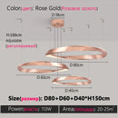 Axyaa Modern Ring Chandelier 2024 Elegant Bedroom Living Room Luxury Light