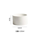 Axyaa Solid Color Ceramic Dinner Plates for Hotel & Restaurant Tableware