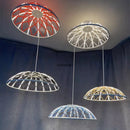 Axyaa Modern Mesh Rope Chandelier LED Pendant Lamp for Home Decor