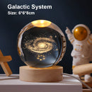 Axyaa Galaxy Planetary Projection Crystal Ball LED Night Light