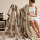 Axyaa Double-Layer Milk Fleece Blanket - Cozy, Warm, and Stylish