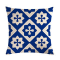 Axyaa Geometric Printed Linen Cushion Cover for Home Decoration 45x45cm