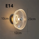 Axyaa Nordic Rotund Glass Wall Sconce Modern Home Decor Lighting Fixtures