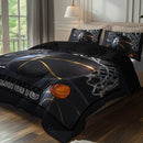 Axyaa Sports Basketball 3pcs Duvet Cover Set - Soft Breathable HD Printing
