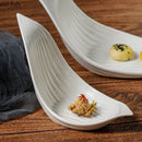 Axyaa Ceramic Sushi Plates Set | Creative Irregular Shape Dinnerware Collection