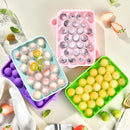 Axyaa Silicone Ice Ball Mold with Cover and Storage Box