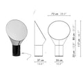 Axyaa Minimalist Floor Lamp Speaker for Living Room, Restaurant, and Study Desk