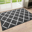 Axyaa Super Absorbent Large Doormat: Clean Step Microfiber Mat 80x120 Washable Rug
