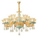 Luxurious French Countryside Ceramic Chandelier by Axyaa