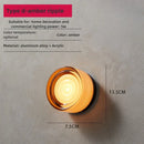 Axyaa Nordic Amber LED Jelly Wall Sconce - Smokey Grey Decor Lamp