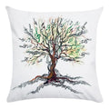 Axyaa Tree Pattern Office Chair Cushion Cover