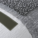 Axyaa Black White Gray Stitching Pillow Sofa Set Luxury Decor Bedroom
