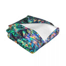 Axyaa Iridescent Fluffy Travel Blanket: Large, Thin & Cozy Thermals