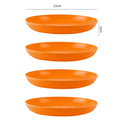 Axyaa Wheat Straw Tableware Set - Dinnerware Plates & Bowls for Camping & Home