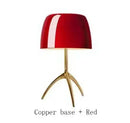 Axyaa Bauhaus Glass Desk Lamp LED Table Light for Bedroom Living Room