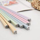 Axyaa Non-Slip Reusable Alloy Chopsticks Set - Healthy, Japanese, Chinese, Korean Dinnerware