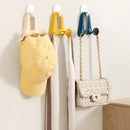 Axyaa Double Hook Bag Holder: Multi-Functional Arched Closet Organizer for Hats, Scarves, Purses