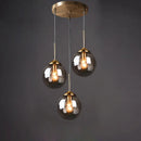 Axyaa Glass Ball LED Pendant Chandelier for Modern Home Decor