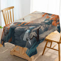 Axyaa Waterproof Rectangular Tablecloth for Home Decor, Kitchen, Living Room, Wedding Party