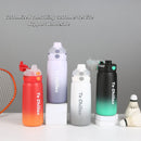 Axyaa Insulated Stainless Steel Water Bottle with Double Spout & Spring Lid