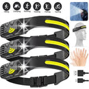 Axyaa Rechargeable Headlamp: Waterproof, Super Bright for Hunting, Camping